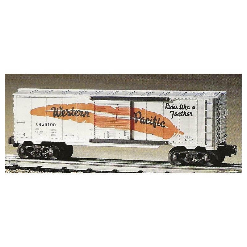 K-LINE 6456 WESTERN PACIFIC FEATHER ROUTE BOXCAR