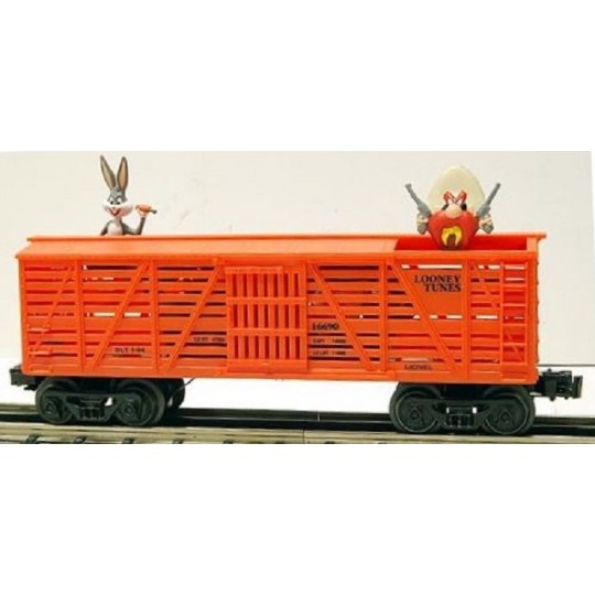 LIONEL 16690 BUGS BUNNY AND YOSEMITE SAM OUTLAW OPERATING BOXCAR