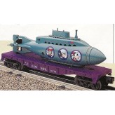 LIONEL 16724 DISNEY MICKEY AND FRIENDS OPERATING SUBMARINE CAR