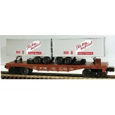 LIONEL 16926 FRISCO FLATCAR WITH TRAILER