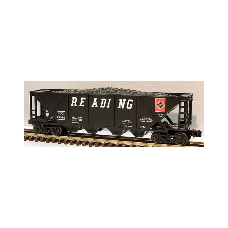 LIONEL 19312 READING QUAD HOPPER WITH COAL