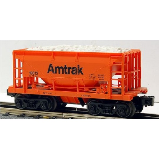 LIONEL 19315 AMTRAK ORE CAR WITH LOAD