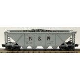 LIONEL 19329 NORFOLK AND WESTERN 4 BAY HOPPER WITH COAL