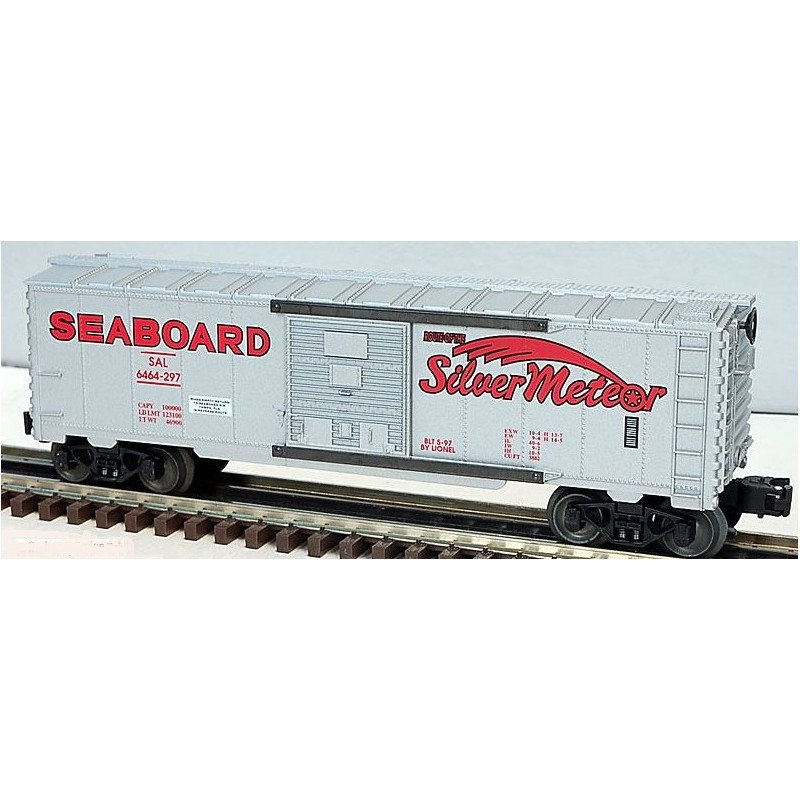 LIONEL 19290 SEABOARD SILVER METEOR BOXCAR