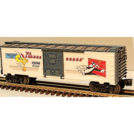 LIONEL 19286 TWEETY AND SYLVESTER BOXCAR