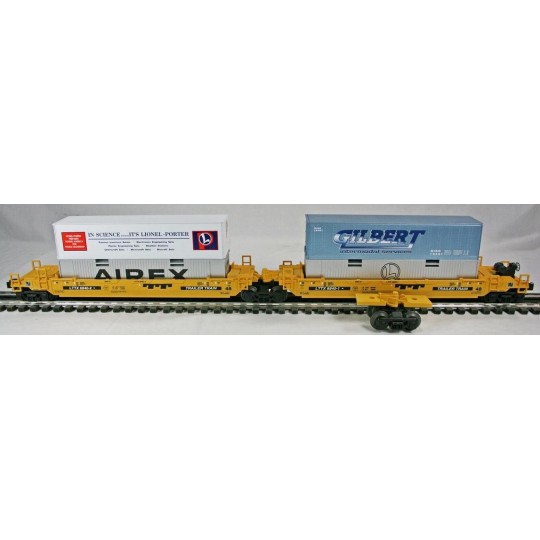 LIONEL 16975 WELL CAR DOUBLE STACK INTERMODAL SET