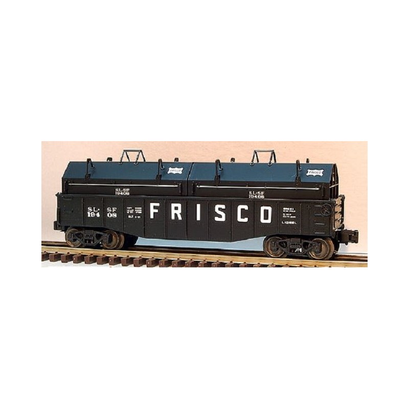 LIONEL 19408 FRISCO GONDOLA WITH COIL COVERS