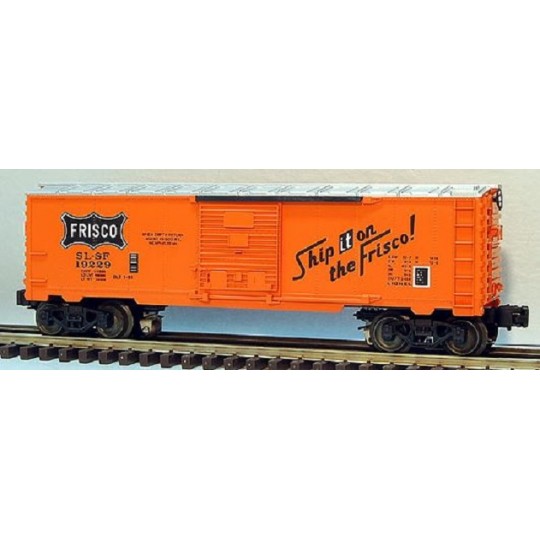 LIONEL 19229 FRISCO BOXCAR WITH DIESEL RAILSOUNDS