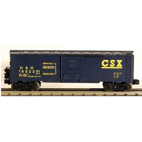 LIONEL 16622 CSX BOXCAR WITH END OF TRAIN DEVICE