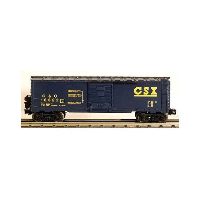 LIONEL 16622 CSX BOXCAR WITH END OF TRAIN DEVICE
