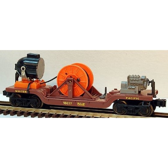 LIONEL 16637 WESTERN PACIFIC EXTENSION SEARCHLIGHT CAR