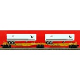 LIONEL 16334 CHICAGO AND NORTH WESTERN FLATCAR SET WITH TRAILERS