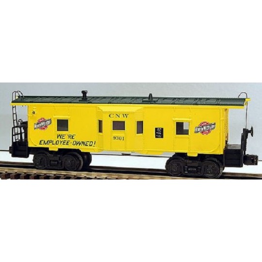 LIONEL 6-9361 CHICAGO AND NORTH WESTERN BAY WINDOW CABOOSE