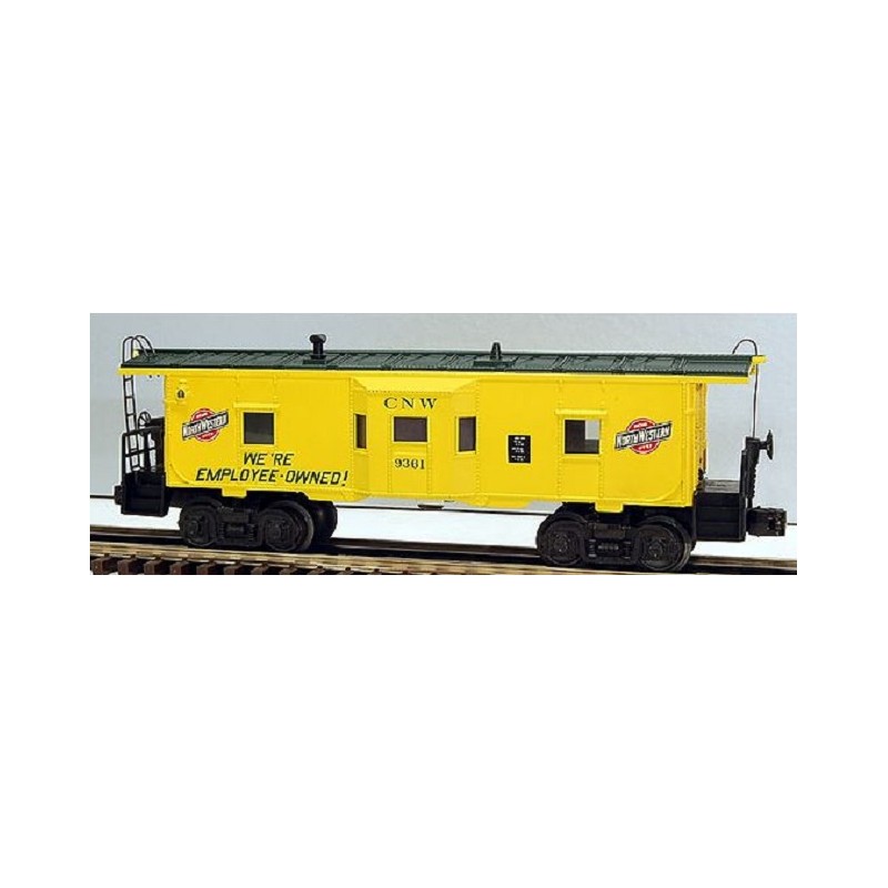 LIONEL 6-9361 CHICAGO AND NORTH WESTERN BAY WINDOW CABOOSE