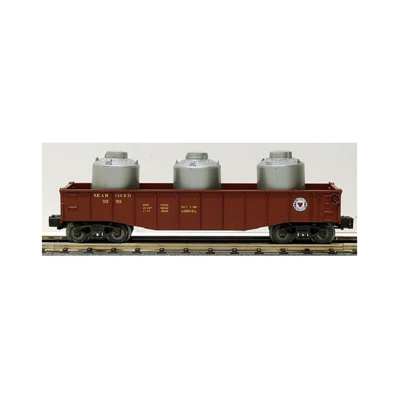 LIONEL 6-9370 SEABOARD GONDOLA WITH CANISTERS