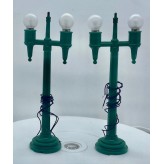 K-LINE K-109  DOUBLE LIGHTED LAMPPOSTS O GAUGE