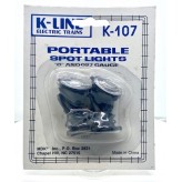 K-LINE K-107 PORTABLE SPOTLIGHTS O GAUGE