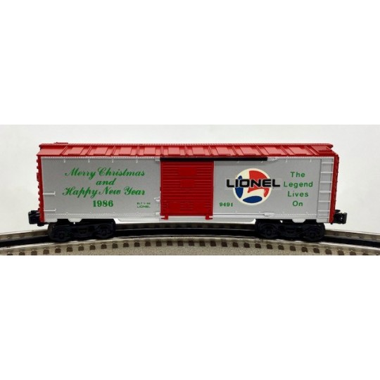 LIONEL 6-9491 CHRISTMAS HOLIDAY 1986 BOXCAR