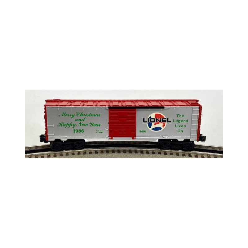 LIONEL 6-9491 CHRISTMAS HOLIDAY 1986 BOXCAR