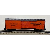 LIONEL 29268 RIO GRANDE BOXCAR WITH DIE CAST FRAME