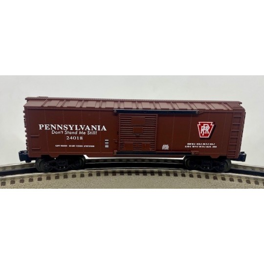 LIONEL 29295 PENNSYLVANIA BOXCAR WITH DIE CAST FRAME