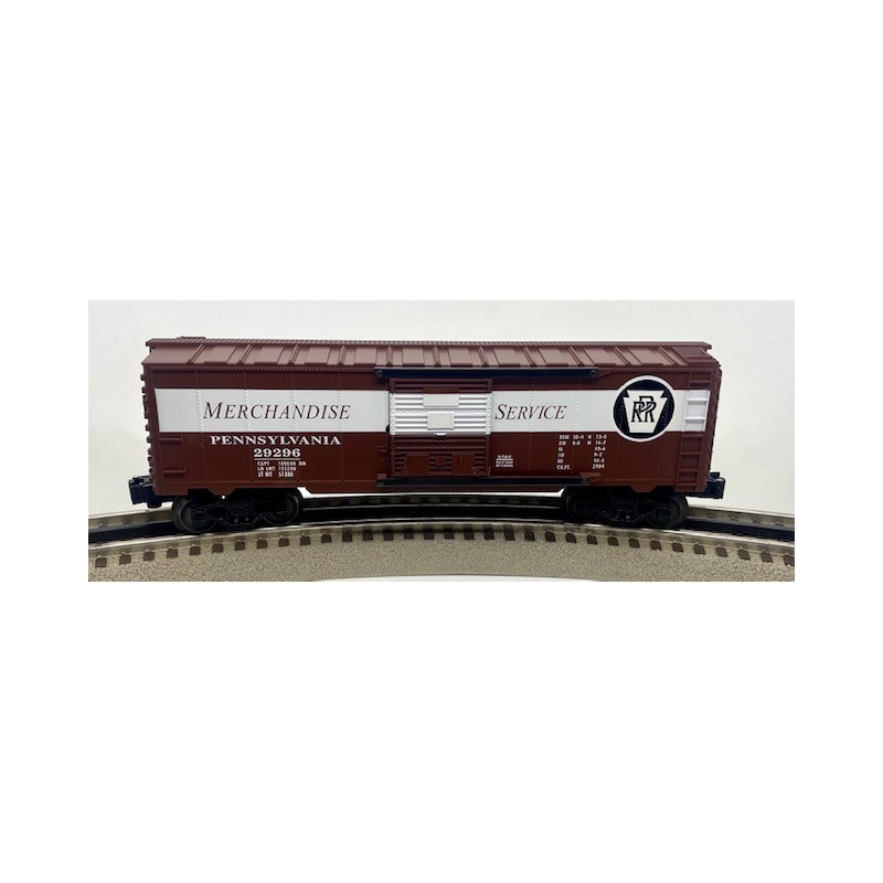 LIONEL 29296 PENNSYLVANIA RAILROAD MERCHANDISE BOXCAR WITH DIE CAST FRAME