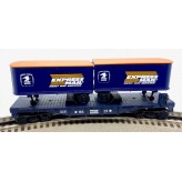 LIONEL 6-6531 EXPRESS MAIL FLATCAR WITH TRAILERS