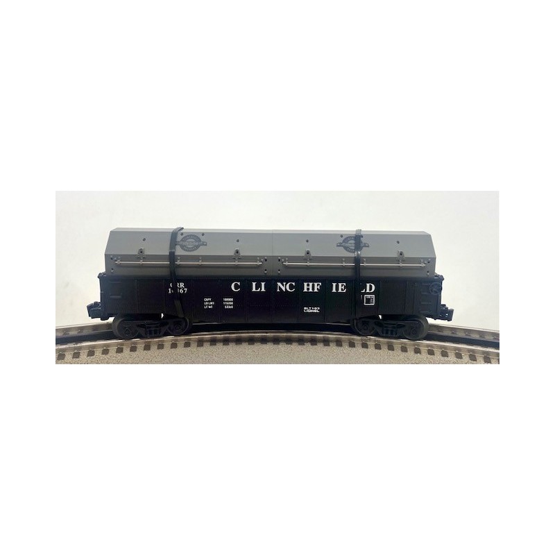 LIONEL 16367 CLINCHFIELD GONDOLA WITH COIL COVERS