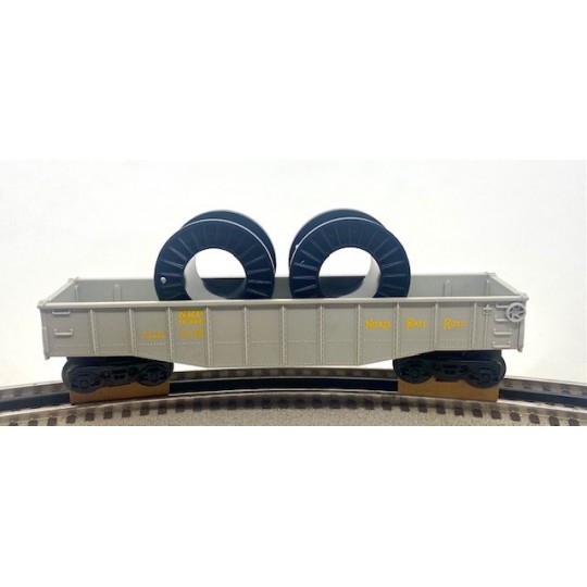 LIONEL 16328 NICKEL PLATE ROAD GONDOLA WITH CABLE REELS