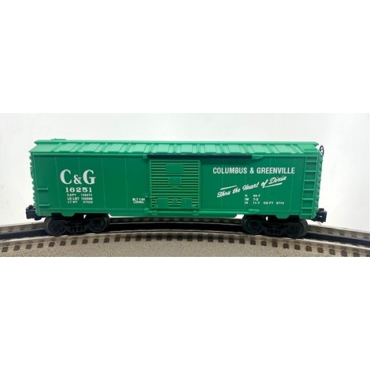 LIONEL 16251 COLUMBUS AND GREENVILLE BOXCAR