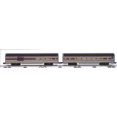 LIONEL 39163 ERIE LACKAWANNA ALUMINUM PASSENGER CARS - 2 PACK