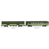 LIONEL 39179 NORTHERN PACIFIC ALUMINUM PASSENGER CARS - 2 PACK