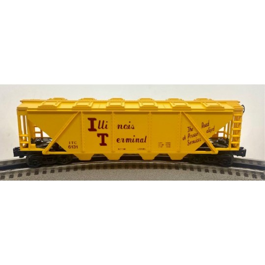 LIONEL 6-6131 ILLINOIS TERMINAL COVERED QUAD HOPPER