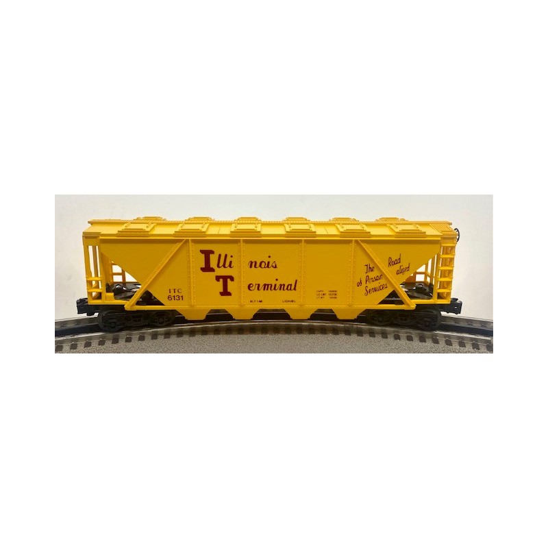 LIONEL 6-6131 ILLINOIS TERMINAL COVERED QUAD HOPPER