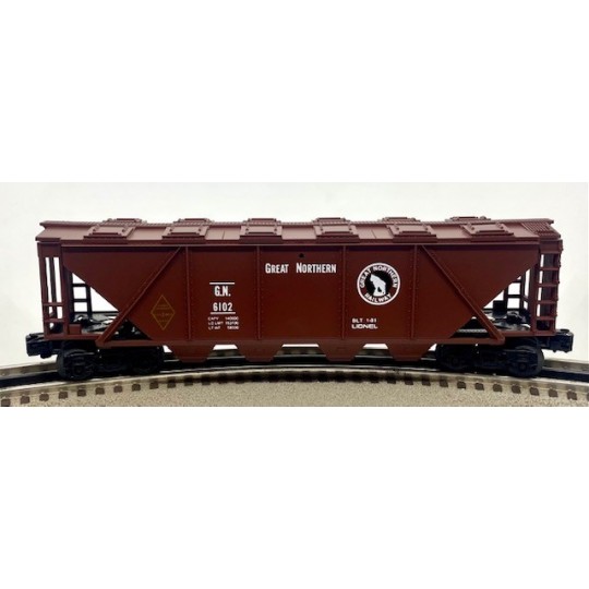 LIONEL 6-6102 GREAT NORTHERN COVERED QUAD HOPPER