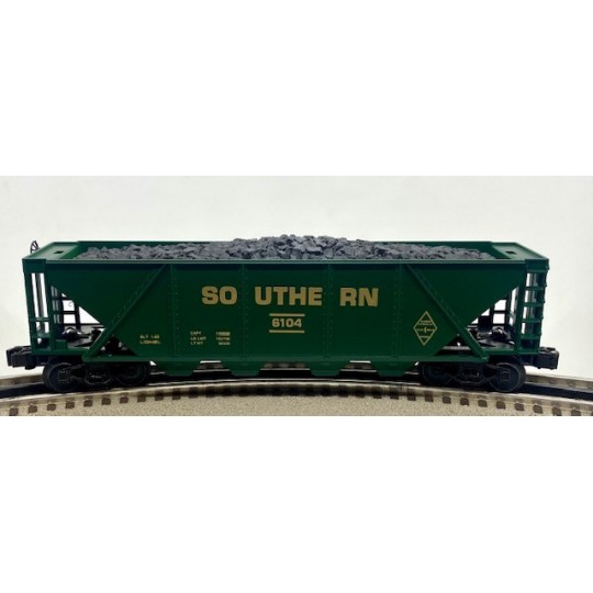 LIONEL 6-6104 SOUTHERN QUAD HOPPER WITH COAL
