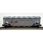 LIONEL 6-6111 LOUISVILLE AND NASHVILLE COVERED QUAD HOPPER