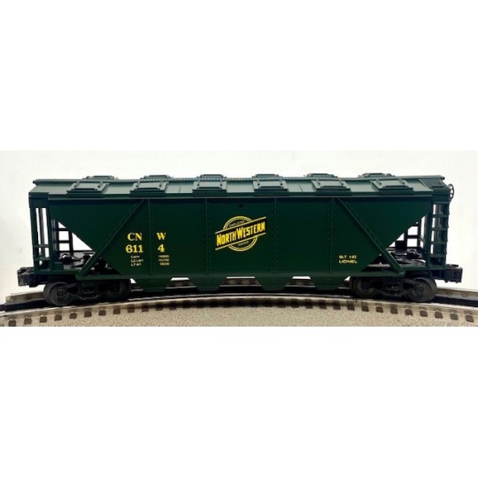 LIONEL 6-6114 CHICAGO AND NORTHWESTERN COVERED QUAD HOPPER