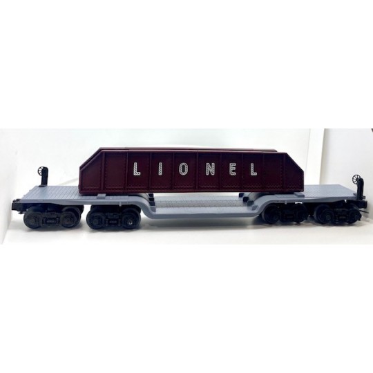 LIONEL 6-6509 DEPRESSED CENTER FLATCAR WITH GIRDERS