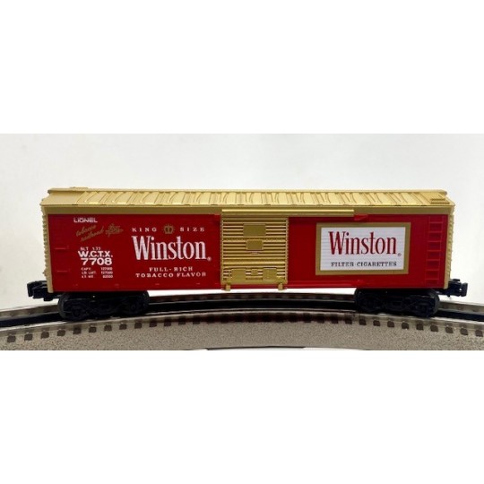 LIONEL 6-7708 WINSTON CIGARETTES TOBACCO BOXCAR