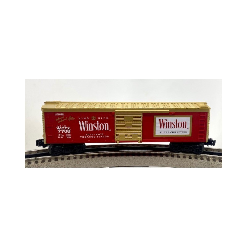 LIONEL 6-7708 WINSTON CIGARETTES TOBACCO BOXCAR