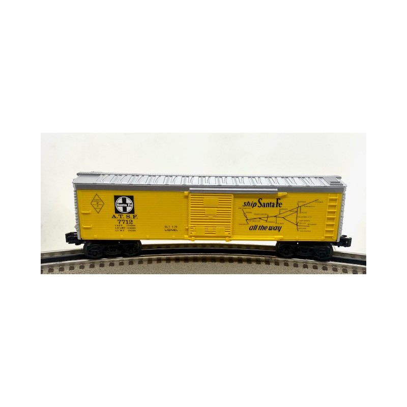 LIONEL 6-7712 SANTA FE BOXCAR - FARR 1