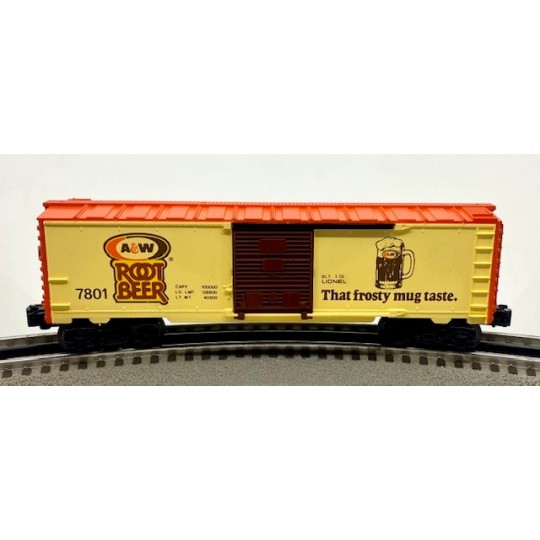 LIONEL 6-7801 A&W ROOTBEER SODA REEFER