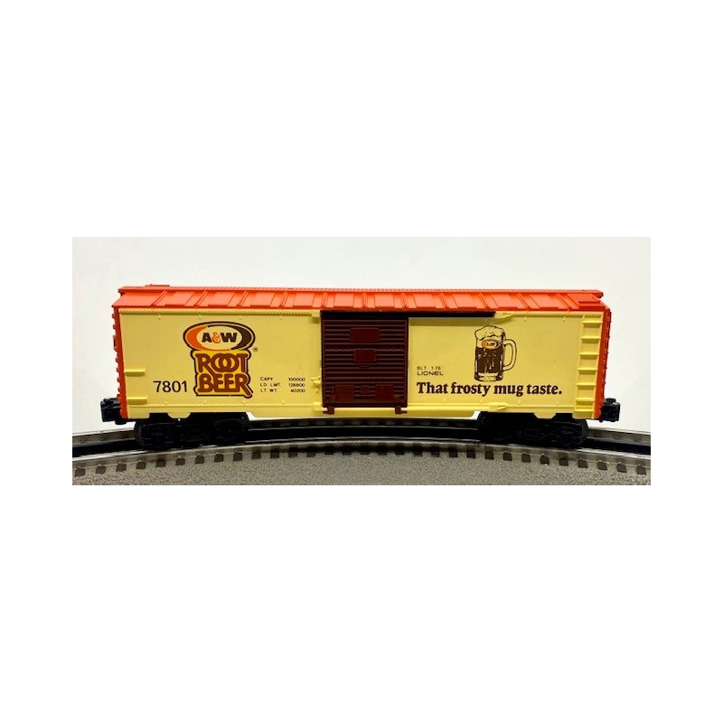 LIONEL 6-7801 A&W ROOTBEER SODA REEFER