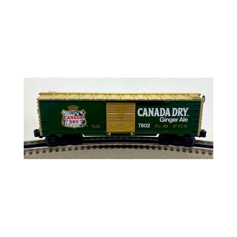 LIONEL 6-7802 CANADA DRY GINGER ALE SODA REEFER