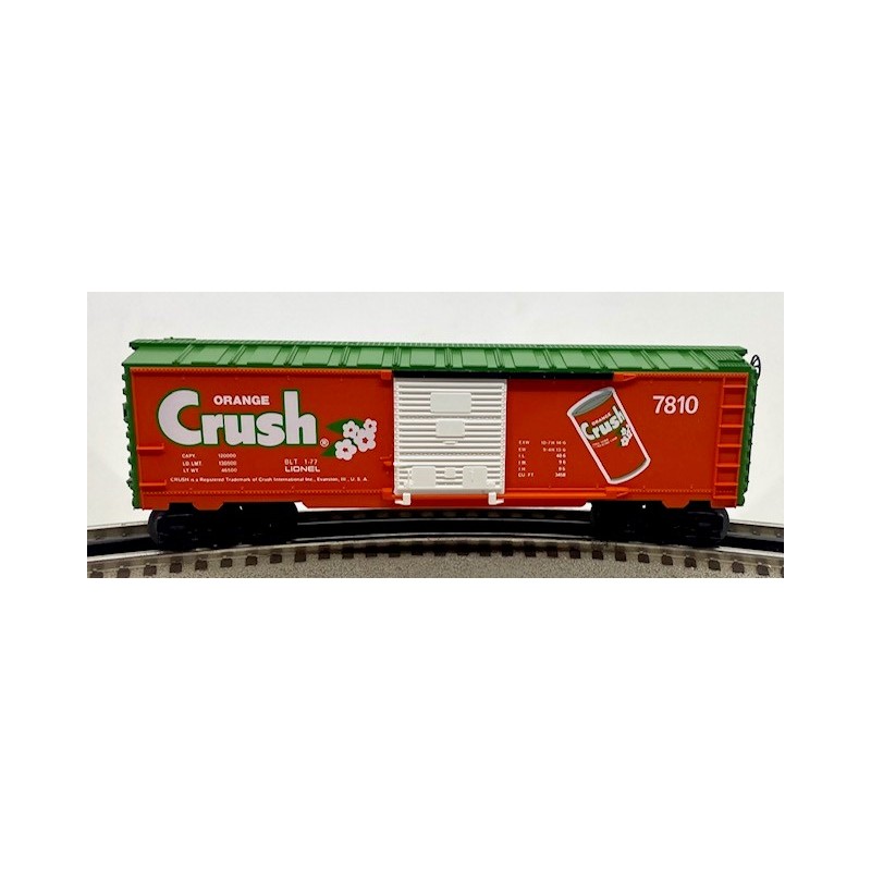 LIONEL 6-7810 ORANGE CRUSH SODA REEFER