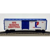 LIONEL 6-7814 CHRISTMAS HOLIDAY SEASONS GREETINGS 1978 REEFER