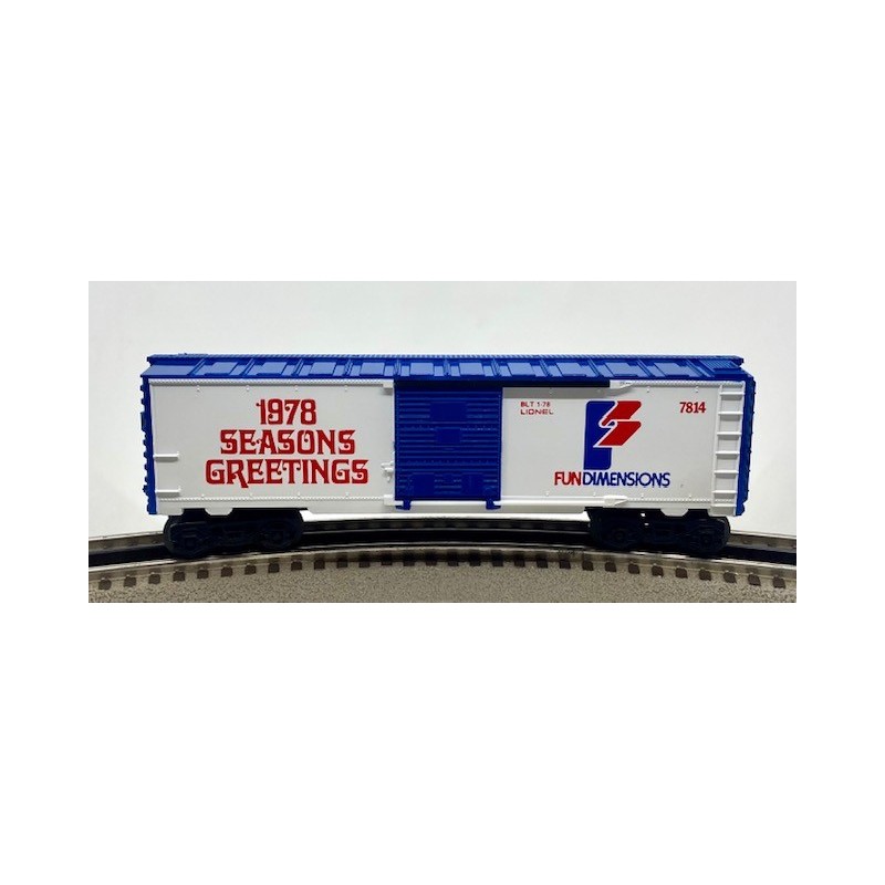 LIONEL 6-7814 CHRISTMAS HOLIDAY SEASONS GREETINGS 1978 REEFER