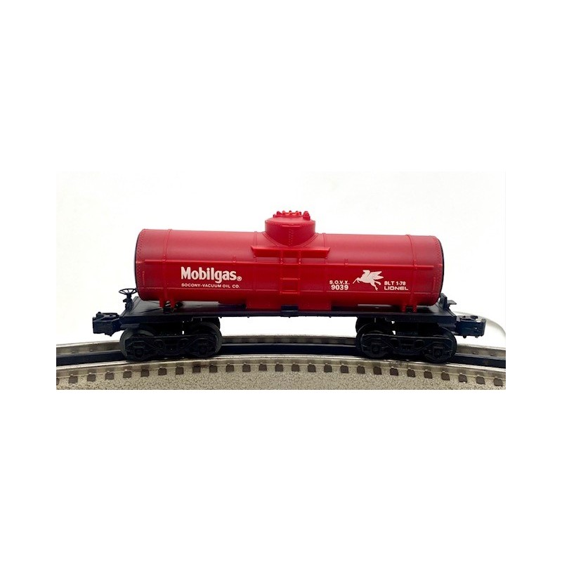 LIONEL 6-9039 MOBIL GAS 1-D TANK CAR - 027 GAUGE