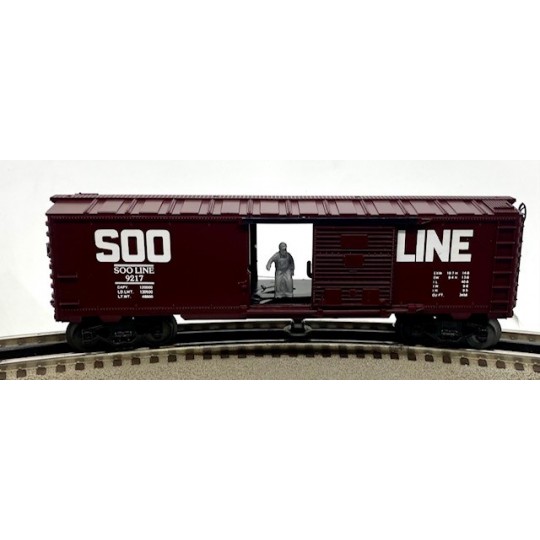 LIONEL 6-9217 SOO LINE OPERATING BOXCAR